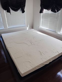 Queen firm latex mattress topper 3”