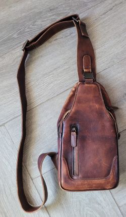 IVTG Genuine Leather Silng Bag for Men & Women Fashion Real Leather Sling...