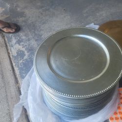 Plate Chargers Silver And Gold