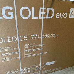 Brand New / Sealed - 77 Inch Class LG OLED evo AI C5 4K Smart TV 2025 OLED77C5PUA