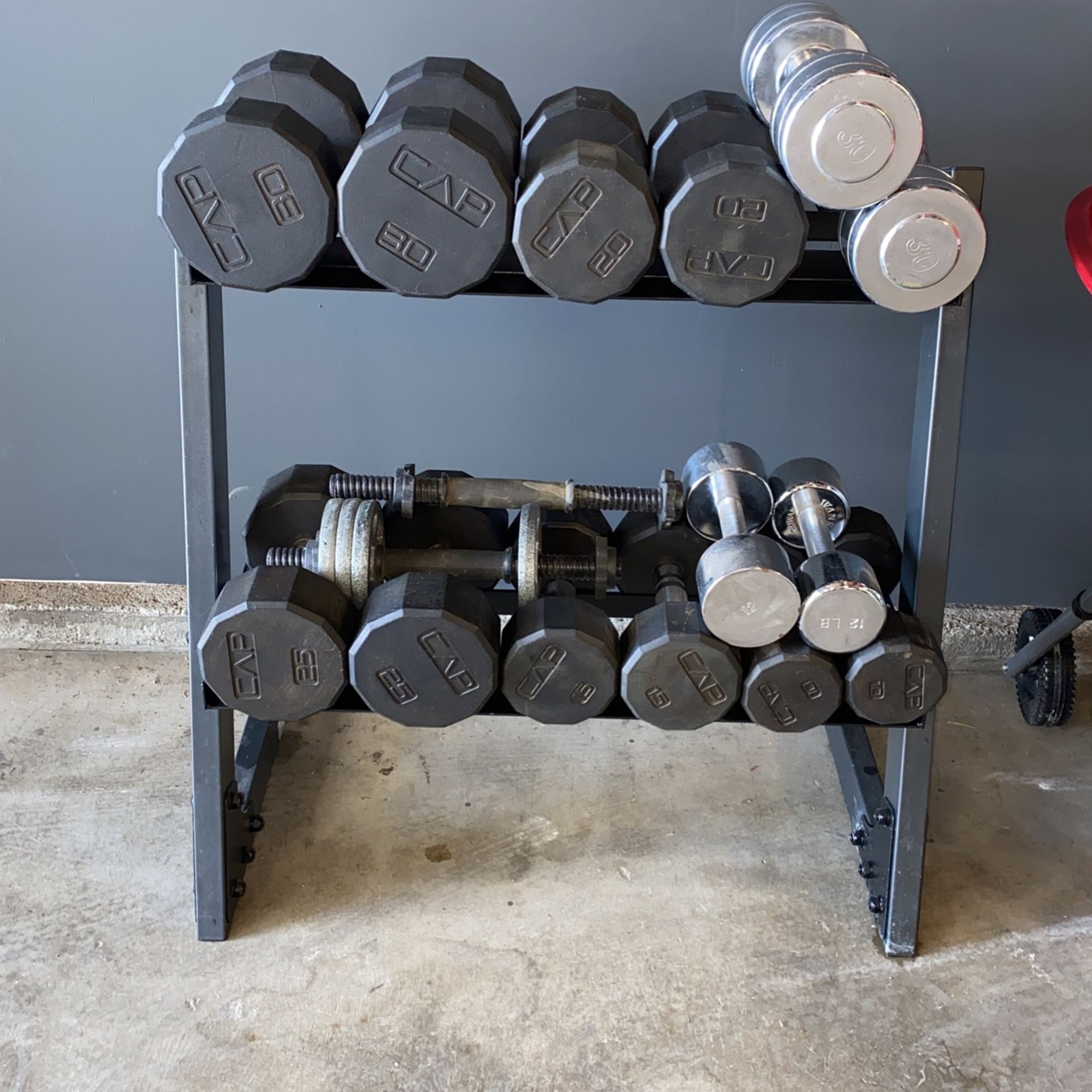 Weights And Rack Set