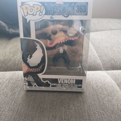 Half Exposed Face Venom Funko Pop