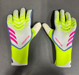 ADIDAS PREDATOR PRO SOCCER GOALKEEPER GLOVES SIZE 9