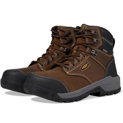 KEEN Women's Evanston 6" Waterproof Leather Durable Construction Work Boot