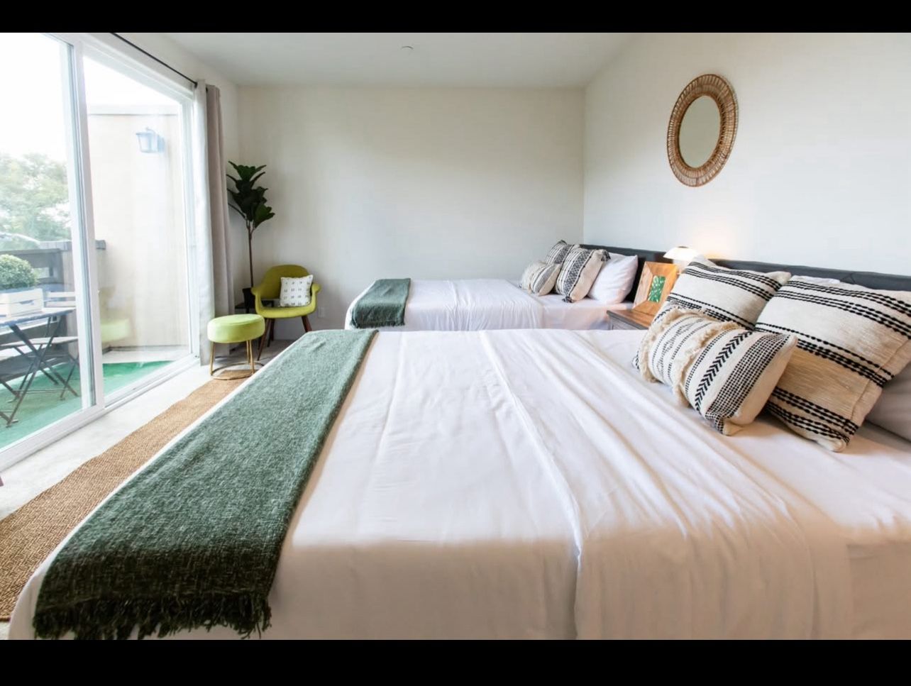 Queen Bed Frame And Queen Mattress And Free Wall Frame 