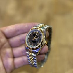 stainless steel watch for men 41mm jewelry vvs diamond