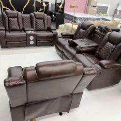 Recliner Set 3 Pc Financing Available 