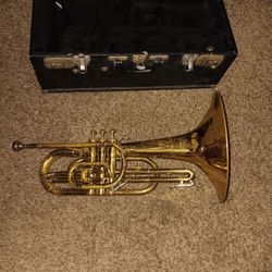 VINTAGE BACH MERCEDES U.S.A. MARCHING BARITONE HORN