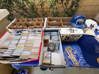 Sports cards/dodgers merch / memorabilia/ equipment