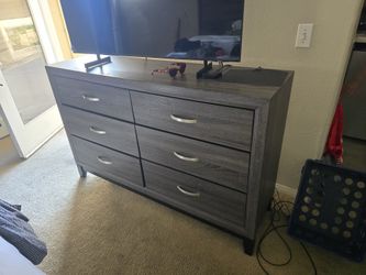 Queen Bed frame and Dresser