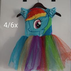 My Little Pony Costume Size 4/6x