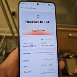 Sim Unlocked OnePlus 10T 5g 128gb 8-16gb Ram 