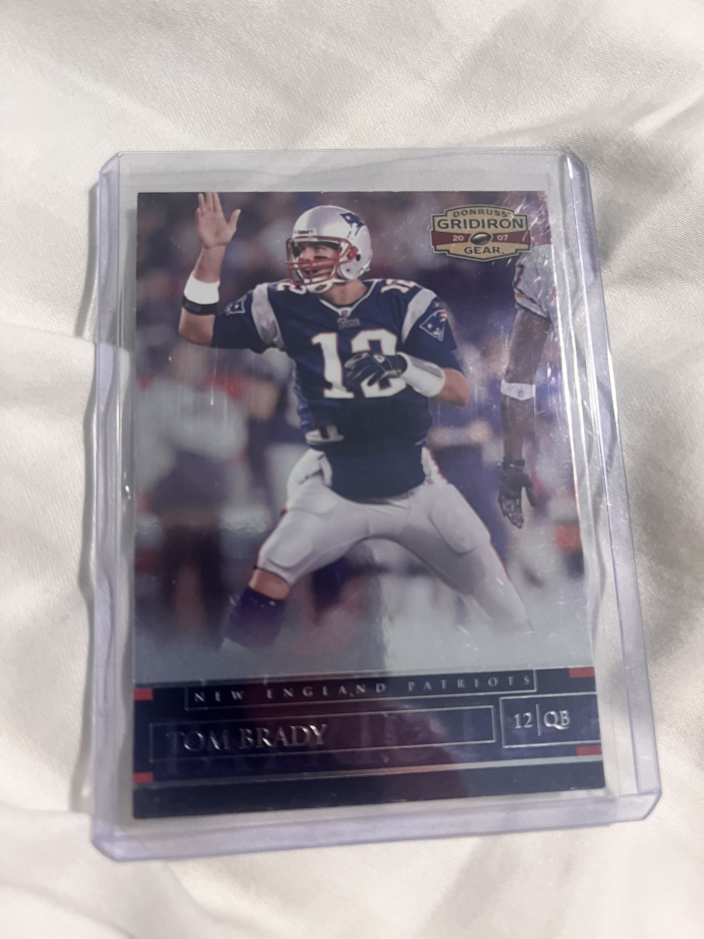 Tom Brady 2007 Donruss Gridiron Gear Card