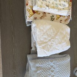 Baby blankets and crib sheets 
