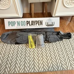 POP 'N GO Baby Playpen - Indoor & Outdoor Playpen for Babies and Toddlers - Baby Beach Tent, Foldable, Portable W/Canopy & Travel Bag - Pop Up Pack an