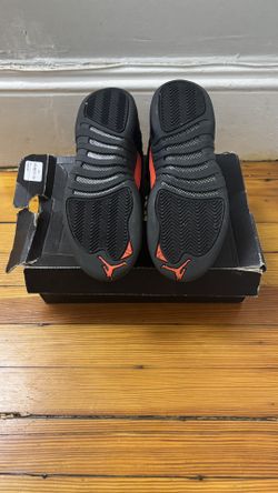 Air Jordan 12 Retro Low BG 'Black Max Orange' (4.5Y) 