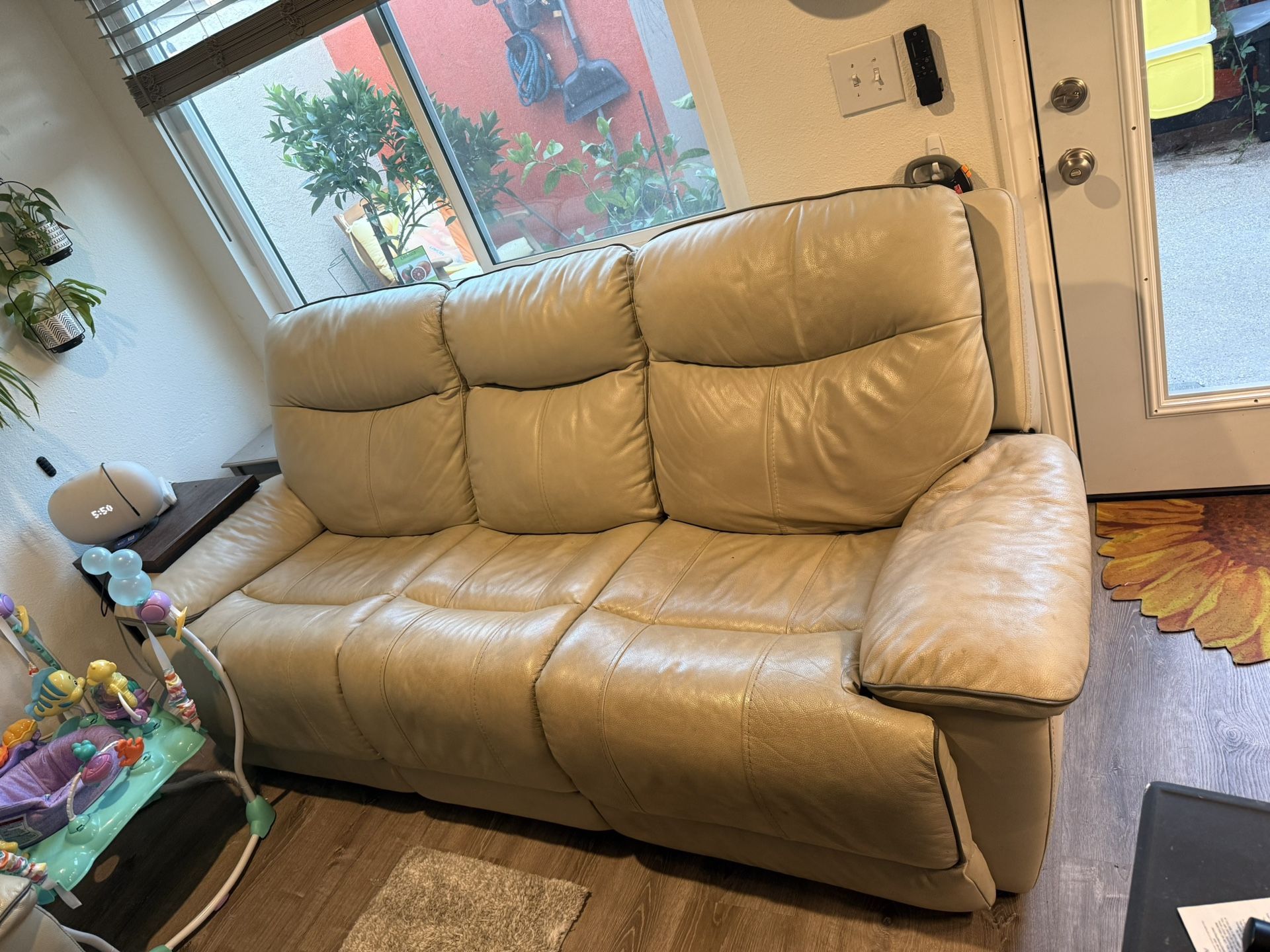 Genuine Leather Reclining Sofas $200 OBO