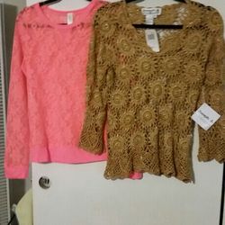 New Blouses. Crochet And Lace