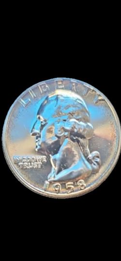 USA, 1958 Washington QUATER in a MS GRADE.