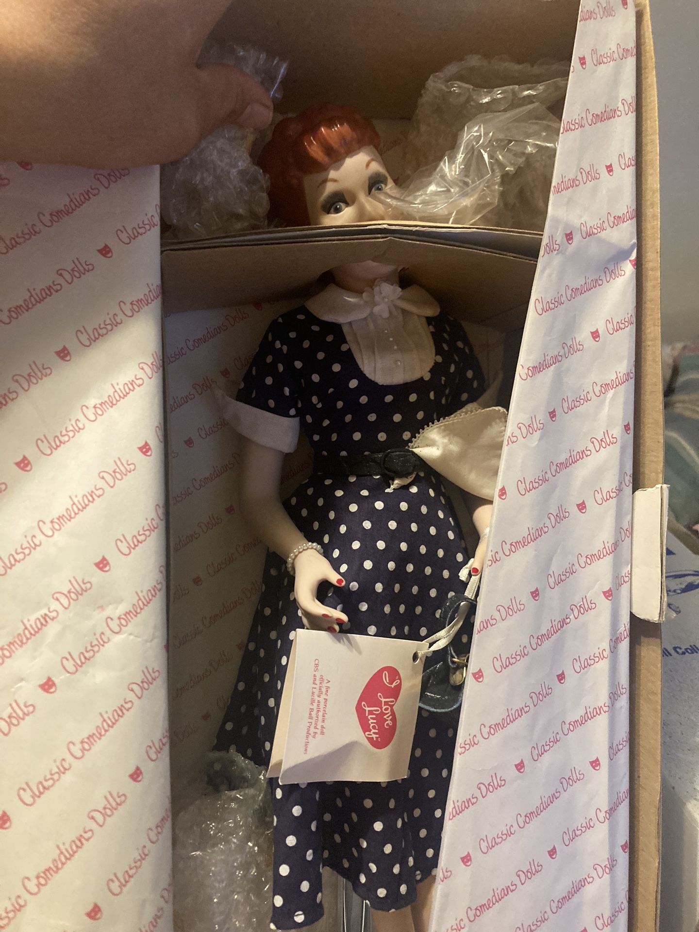 I Love Lucy Porcelain Doll