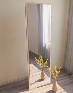 wooden mirror