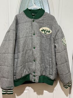 Mitchell & Ness New York Jets Puffer Sports Jacket