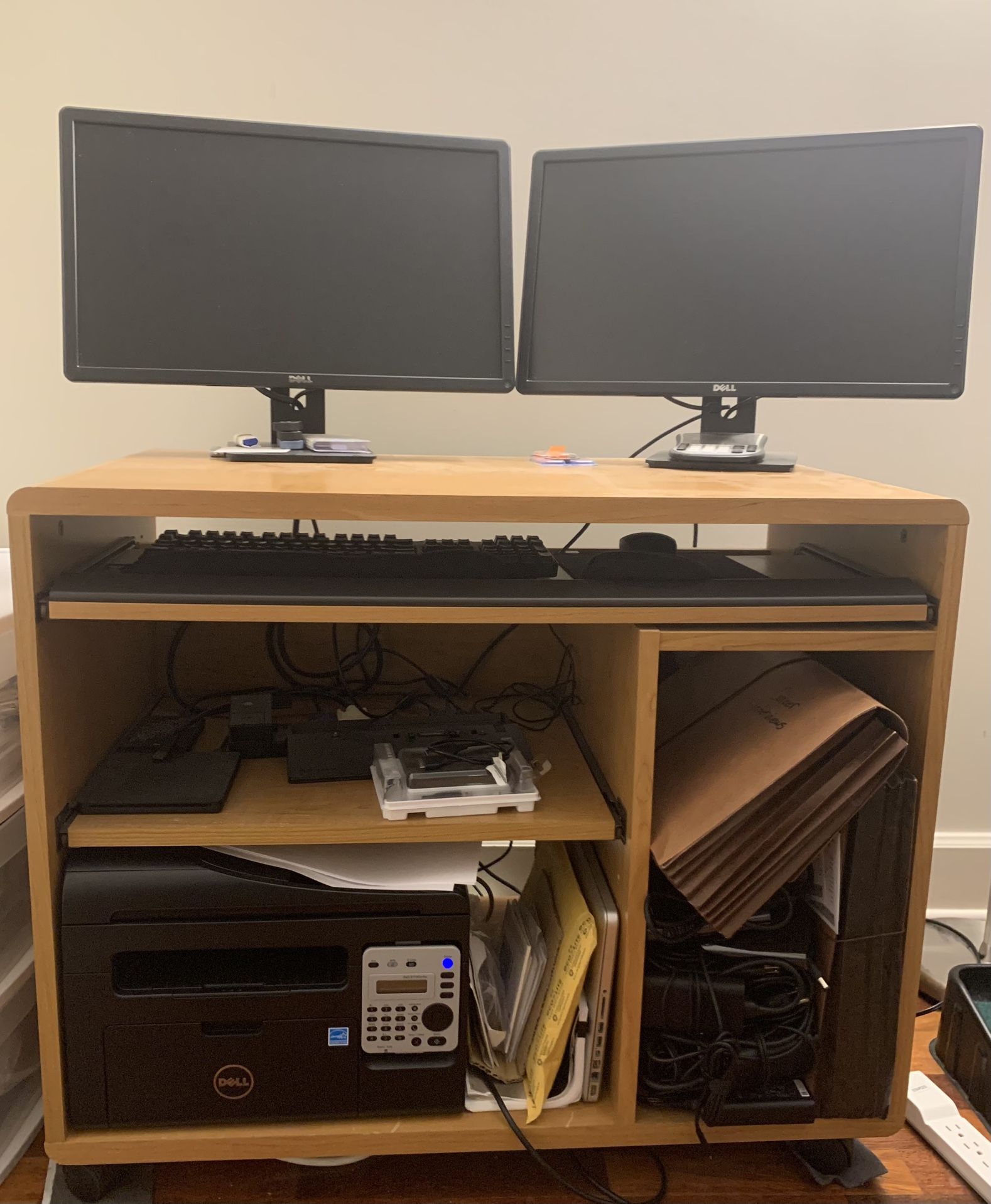 Desk with Keyboard Tray