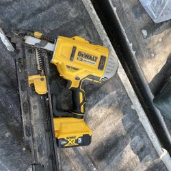 Dewalt 20vframeing Guncordless 
