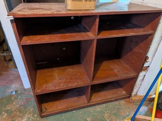 Strong wooden shelves