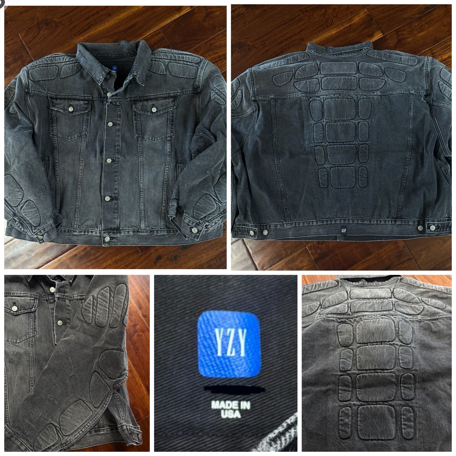 YZY Gap Padded Denim Jacket