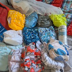 12 Cloth Diapers Never Used 
