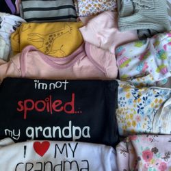 Baby Girl, Clothes, 3 To 6 But Mainly 6 To 9, Some Worn But Really Good Condition Some Never Worn