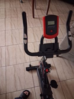 Stationary Exercise Bike with LCD Monitor