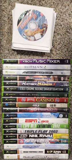 40+ OG Xbox Video Games