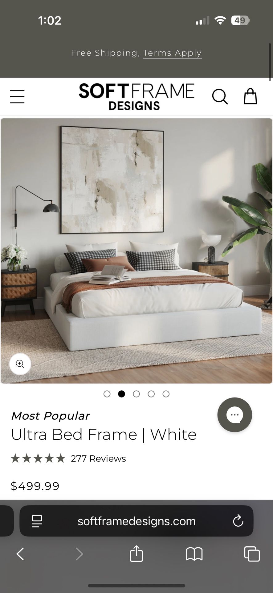 Soft Frame Bed Frame 