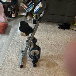 Used XTERRA FITNESS FOLDING EXERCISE BIKE