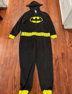 Girls Batgirl One-Piece Pajamas Youth XL 14/16 DC Comics Halloween Costume