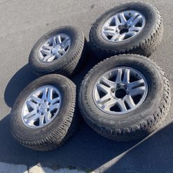 4 —- 265/70r17  6x139.7 6x5.5 Stock Lexus Gx470 Tacoma Lexus GX470 4Runner Yukon Tahoe Tundra Rims Wheels Good Treads Tires!