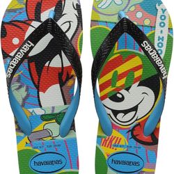 New Havaianas Mens Disney Stylish Flip Flop Sandals size 13