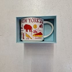 STARBUCKS "NEW YORK" COFFEE MUG ACROSS THE GLOBE SERIES NIB! 