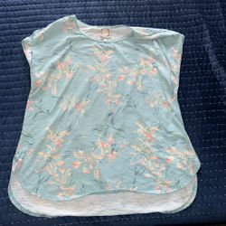 floral sequin top Size Xl