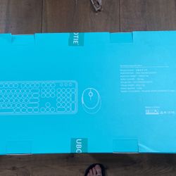 UBOTIE Teal Keyboard + mouse set 