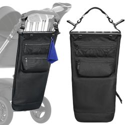 Stroller Golf Caddy,Golf Bag Attach to Stroller with Side Pockets