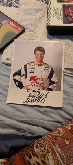Mario Andretti autograph