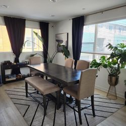 6 - 8 Person - Extendable Counter Height Table. 