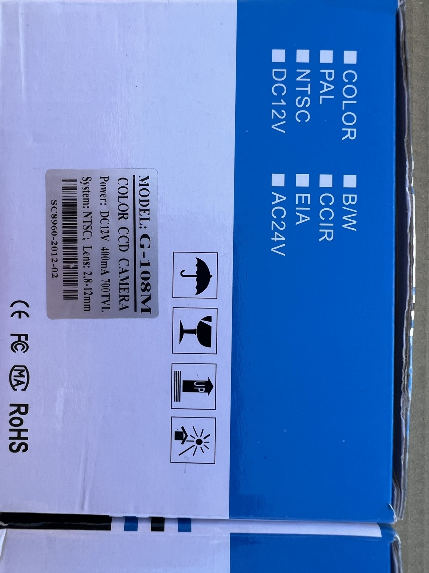 CCD Videos Color Camera