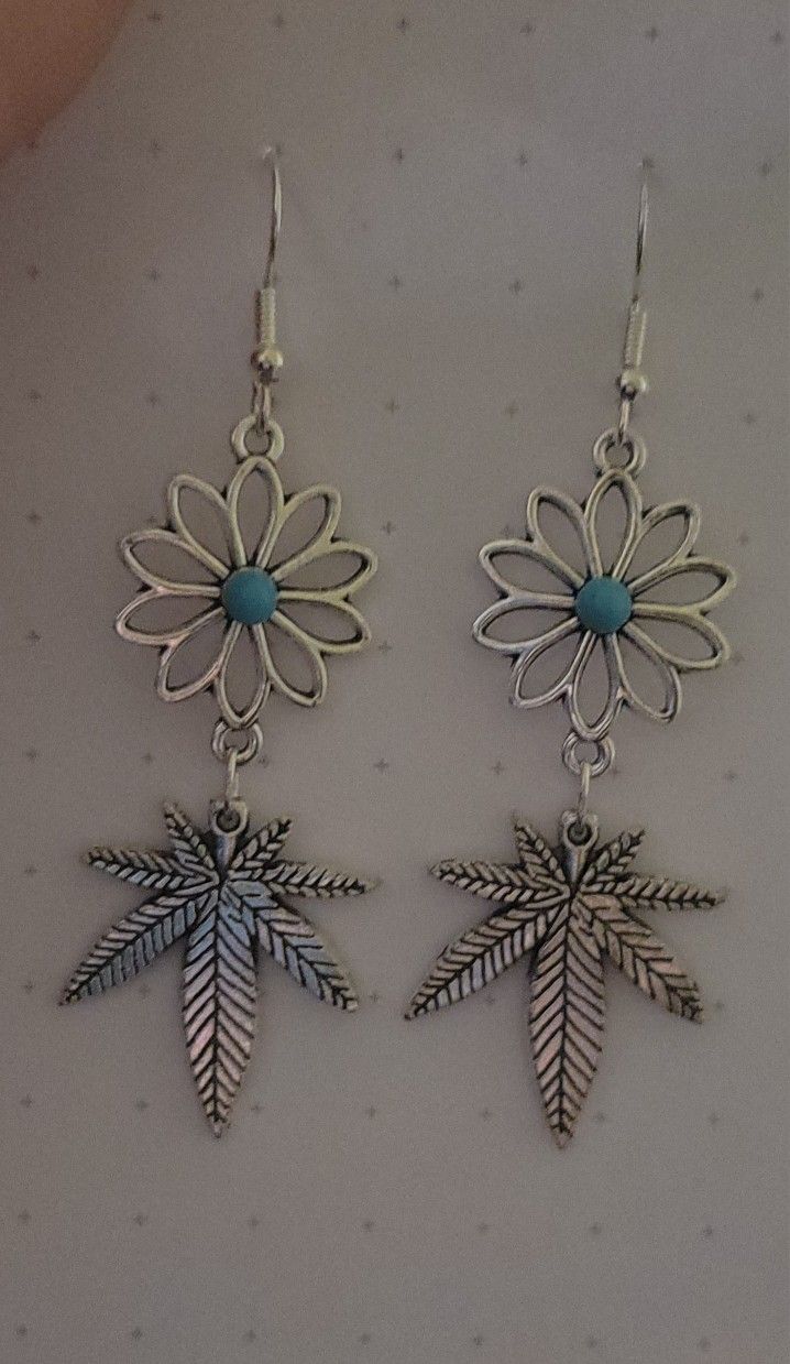Handcrafted Earrings, Silver
