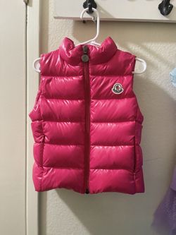 Montcler Puffer Vest- Girl /Pink Original