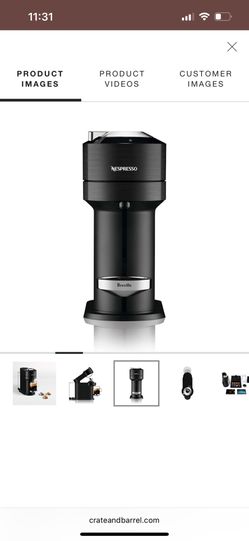 Nespresso by Breville Classic Black Vertuo Next Premium Coffee and Espresso Machine