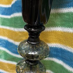 Green & Black Birdbath Yard Decor 